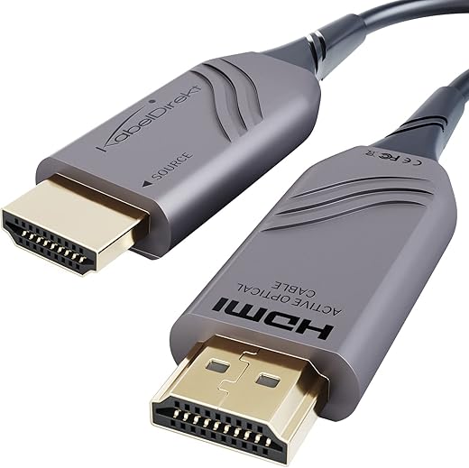 KabelDirekt – Cavo 8K HDMI 2.1 ottico, certificato con perdita...