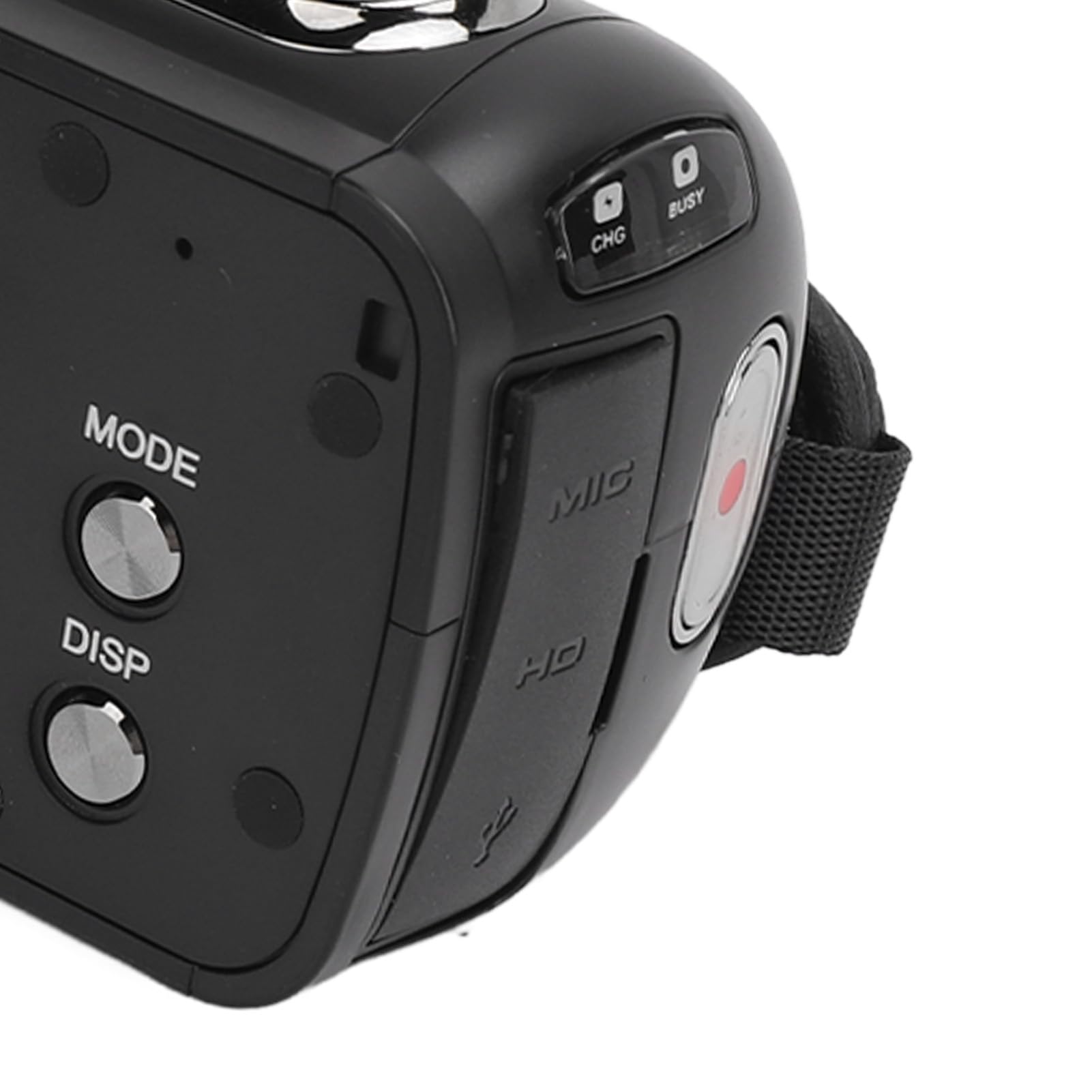 Yctze Videocamera HD con Zoom Ottico 4K 10X, Touch Screen IPS da 3 MP, Videocamera Anti-shake, Anti-shake a 6 Assi, Porta Hot-shoe per i Viaggi