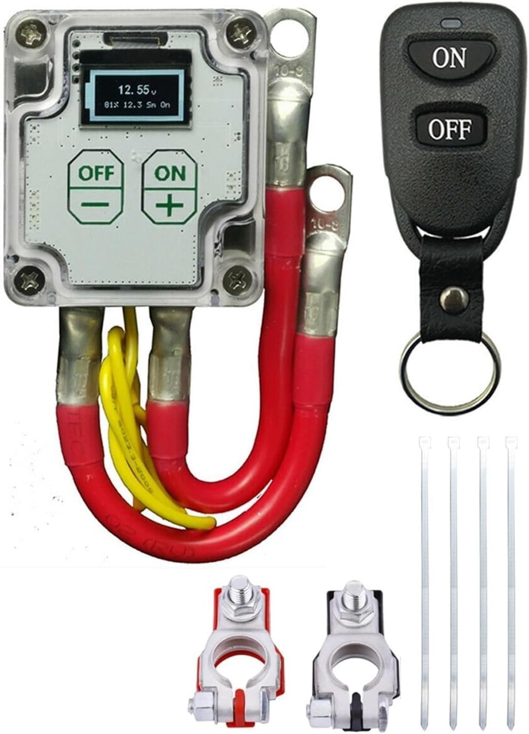 12V Remote Control Car Battery Disconnect Isolator Cut Off Master Switch Automobiles Interior Parts