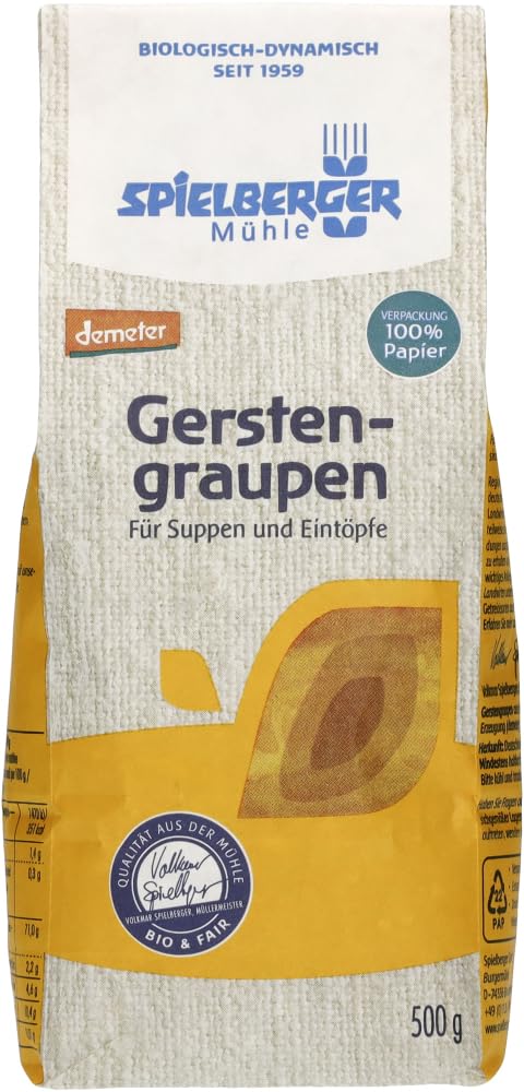 Gerstengraupen, demeter 18 x 500 g