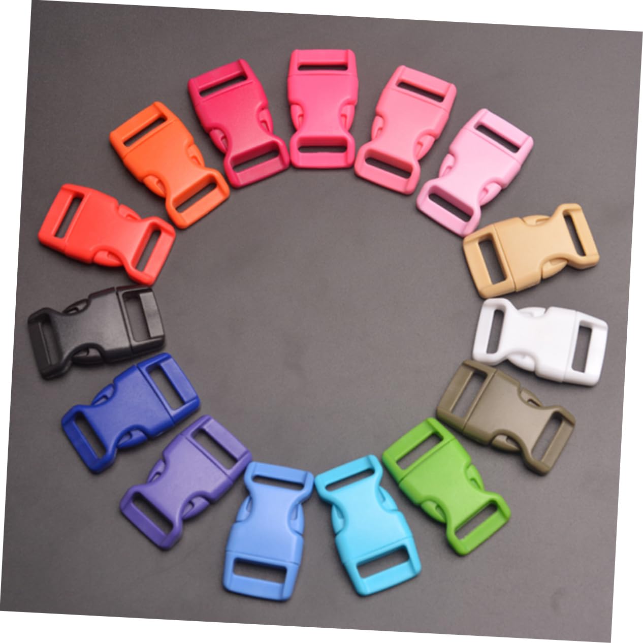 COHEALI 3 Set Di Fibbie in Plastica Con Clip Da 15 Mm Per Cinture Bagagli Zaini E Progetti Di Arredamento Per La Casa 30 Pezzi * 3