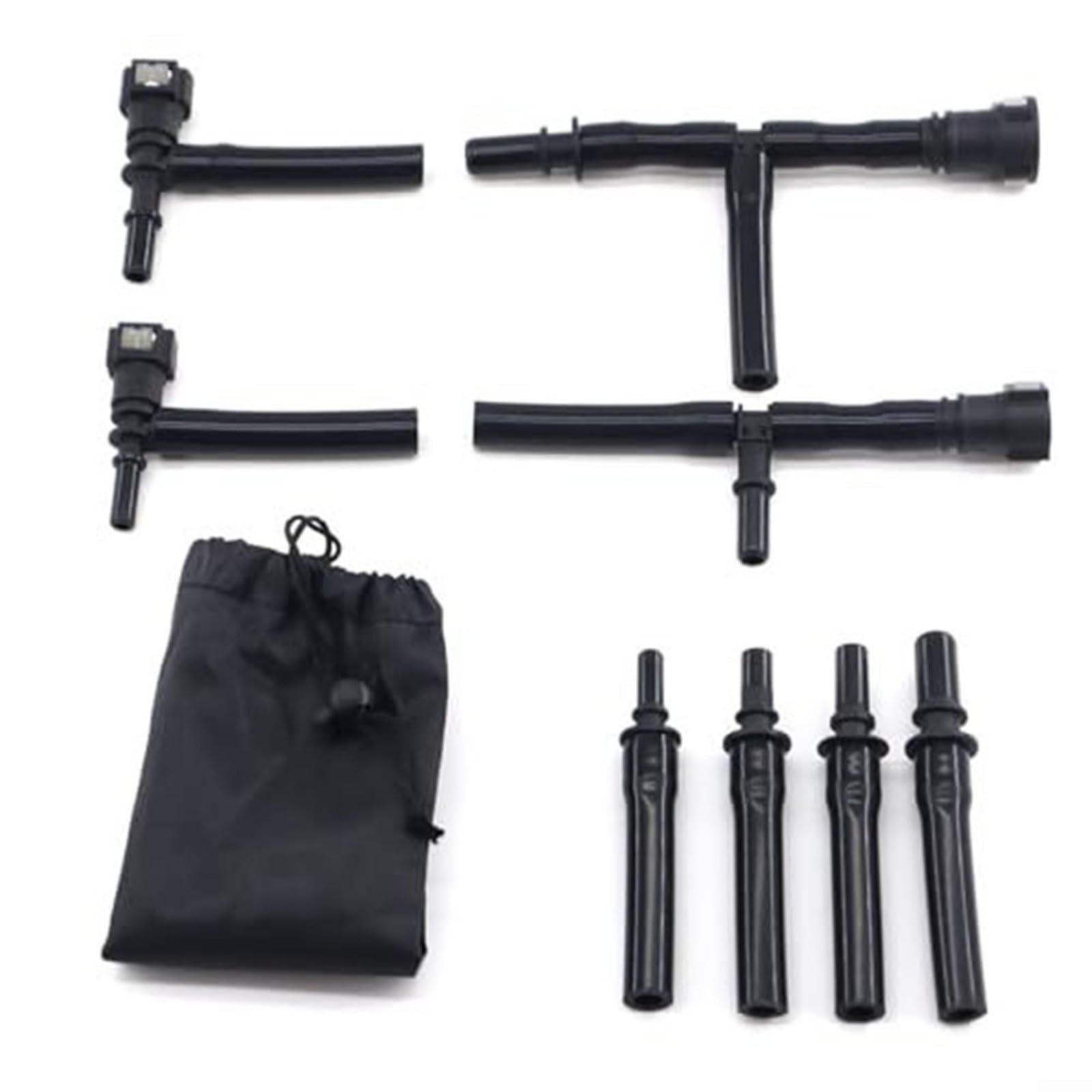 EVAP System - Kit de detección de fugas, máquinas de humo de baja presión, para diagnóstico del sistema de combustible, color negro