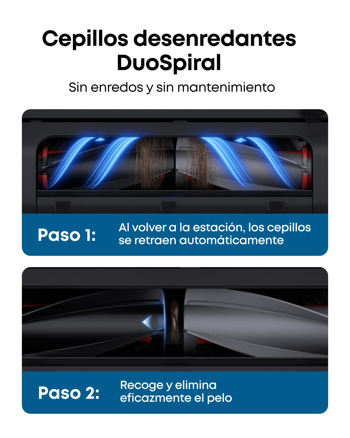 eufy Robot Aspirador Omni E25 Robot Aspirador y fregador 20.000 Pa | Sistema HydroJet, cepillos desenredantes DuoSpiral, Brazo CornerRover, estación Todo en uno | Sistema HydroJet, cepillos desenredantes DuoSpiral, brazo CornerRover, estación todo en uno