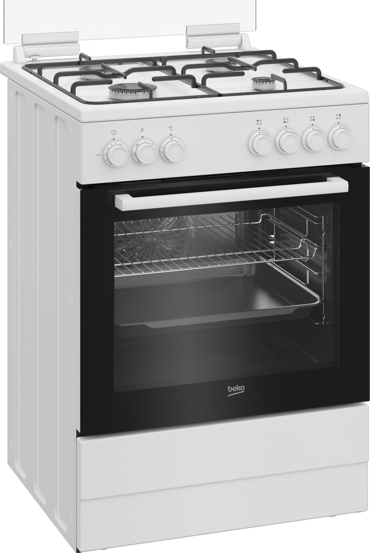 FBE62011WC - Cucina a gas con forno elettrico, 60x60 cm, Classe energetica A