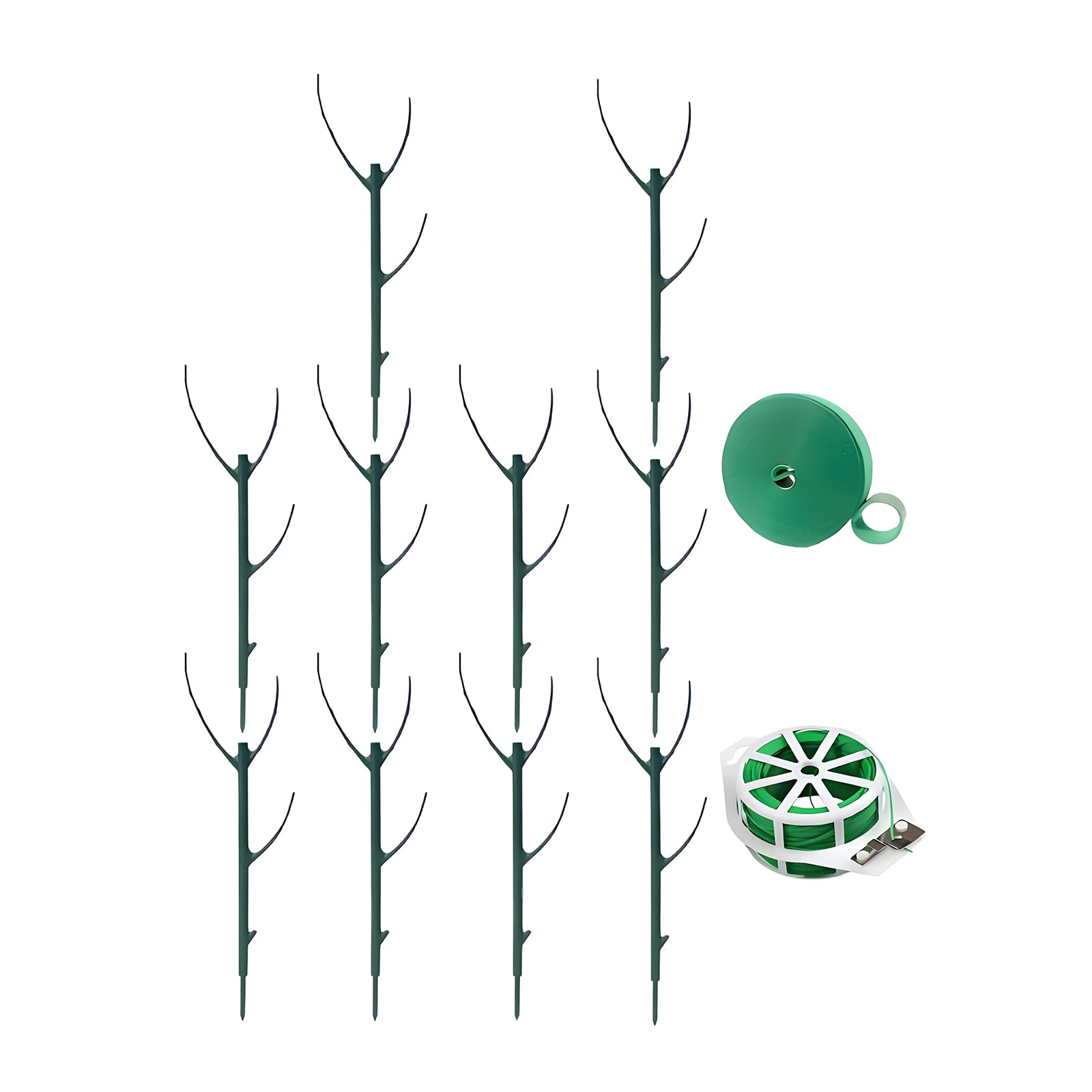 Photo 1 of TIANLIN Stackable Garden Stakes, 10 Pack