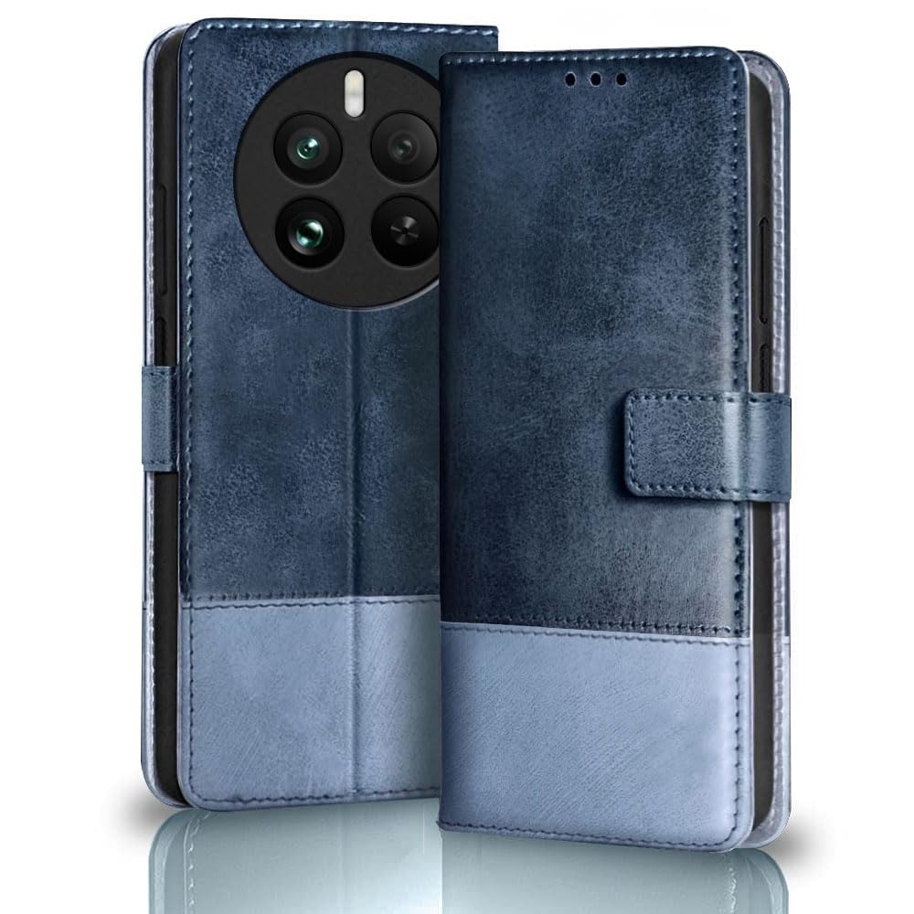 TheGiftKart Flip Back Cover Case for Realme 12 Pro / 12 Pro Plus 5G / Realme P1 Pro 5G | Dual-Color Leather Finish | Inbuilt Stand & Pockets | Wallet Style Flip Cover (Faux Leather, Blue & Sky) (B0CTXGYNK6) Amazon Price History, Amazon Price Tracker