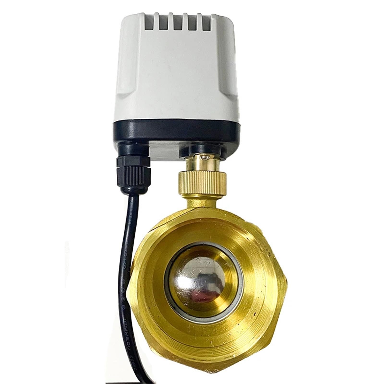 Valvola a sfera motorizzata impermeabile IP65 da 1/2", 3/4", 1", 2", valvola a sfera in ottone a 3 fili e 2 controlli, motore in metallo Big Tq(1/2",24VDC_CR03)