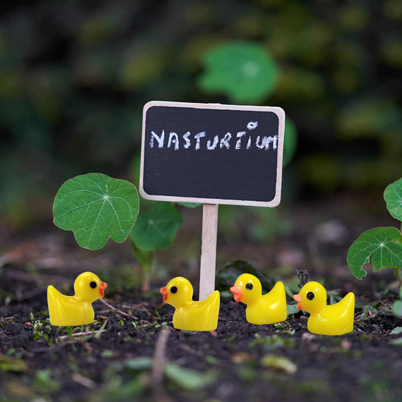 Animaux Miniature KINBOM 120pcs Mini Canard En Résine, Petits Canard Miniature Résine Figurine Canard Miniature Mini Canard A Cacher