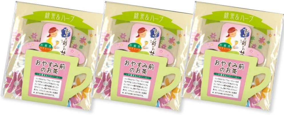 緑茶 ハーブ 番茶 カモミール1 5ｇ 3p 3袋セット Der Dachdecker
