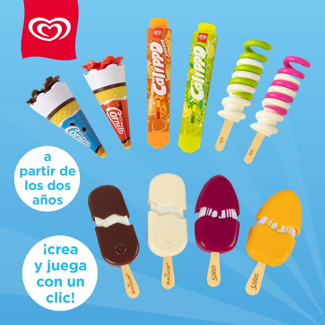 Casdon Frigo Helados de Juguete, Pack de 10, +2 Años