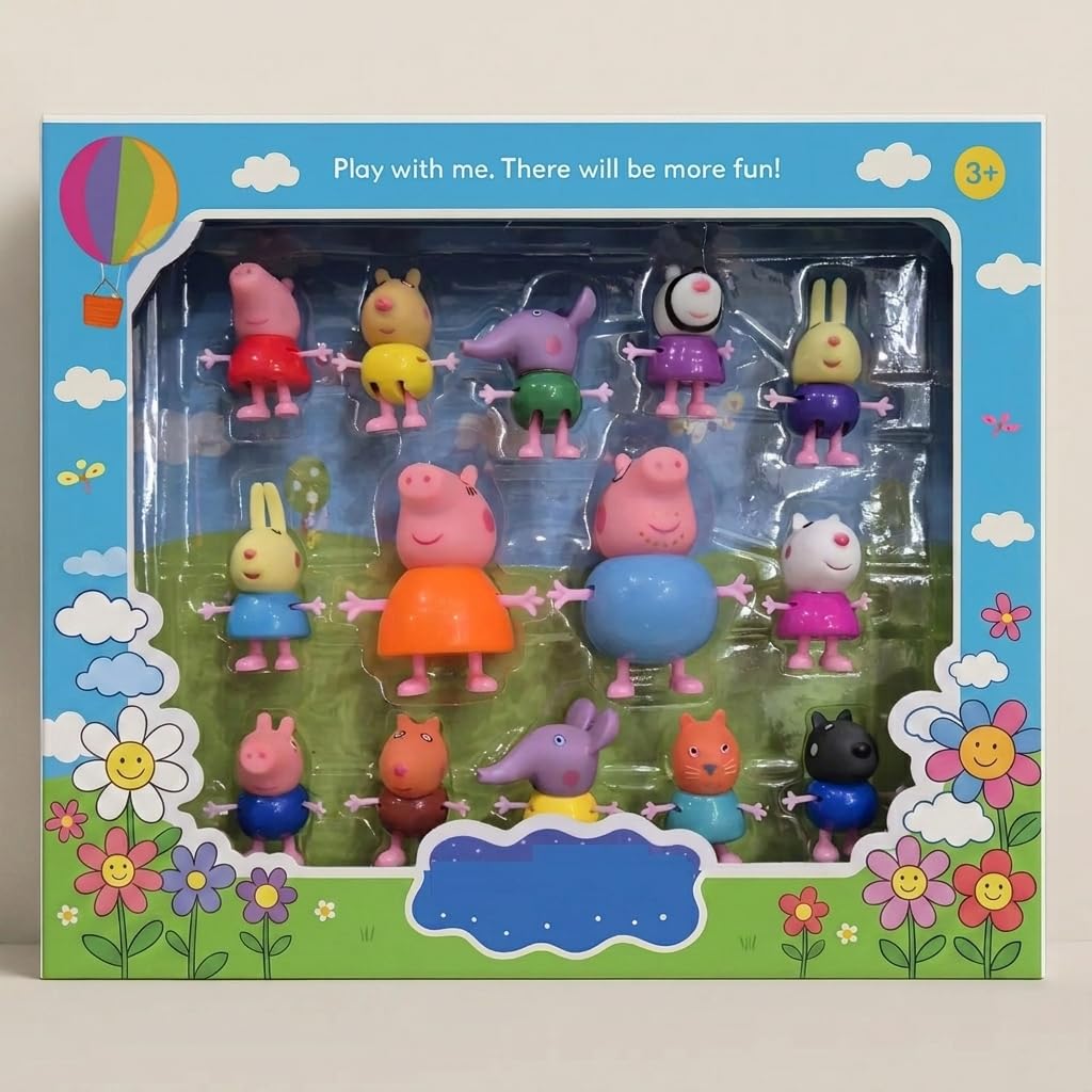 Buy BRAVIADECOR Bravia Pig Family Toys Set George Mummy Daddy