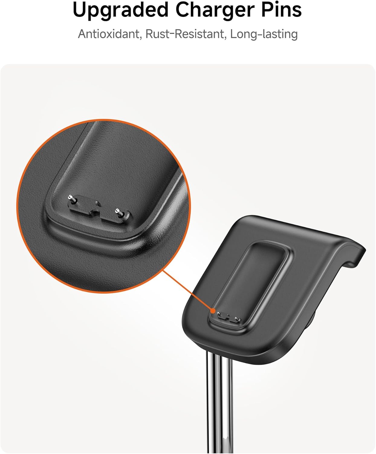 SwanScout Watch Charger Stand for Fitbit Charge 6/Charge 5/Luxe, SwanScout 505FC