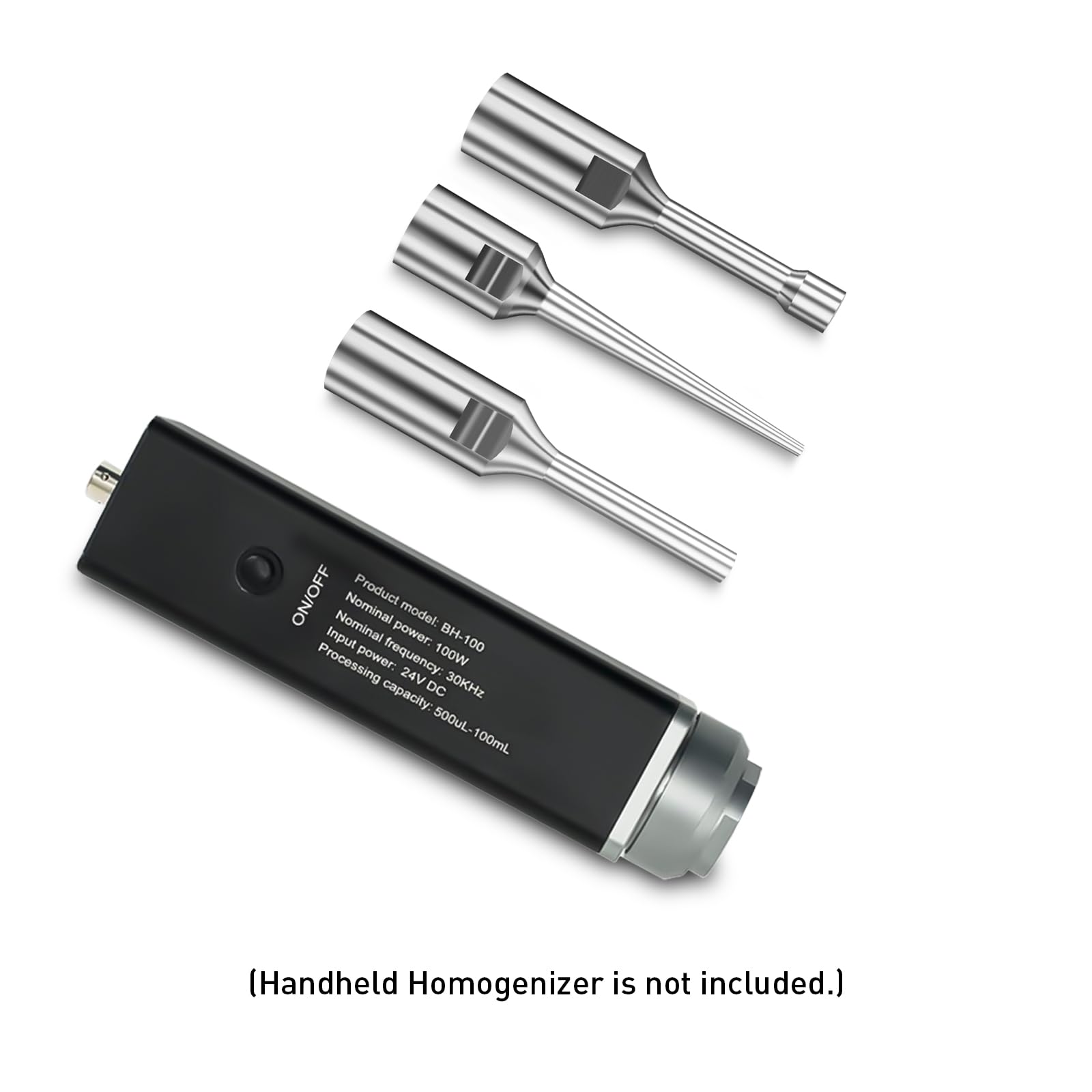 Sonda homogeneizadora ultrasónica, accesorios de homogeneizador sonicador de laboratorio, sonda Φ3Φ6Φ8 mm, aleación de titanio (1 de cada uno de los diámetros de 6 mm y 8 mm)
