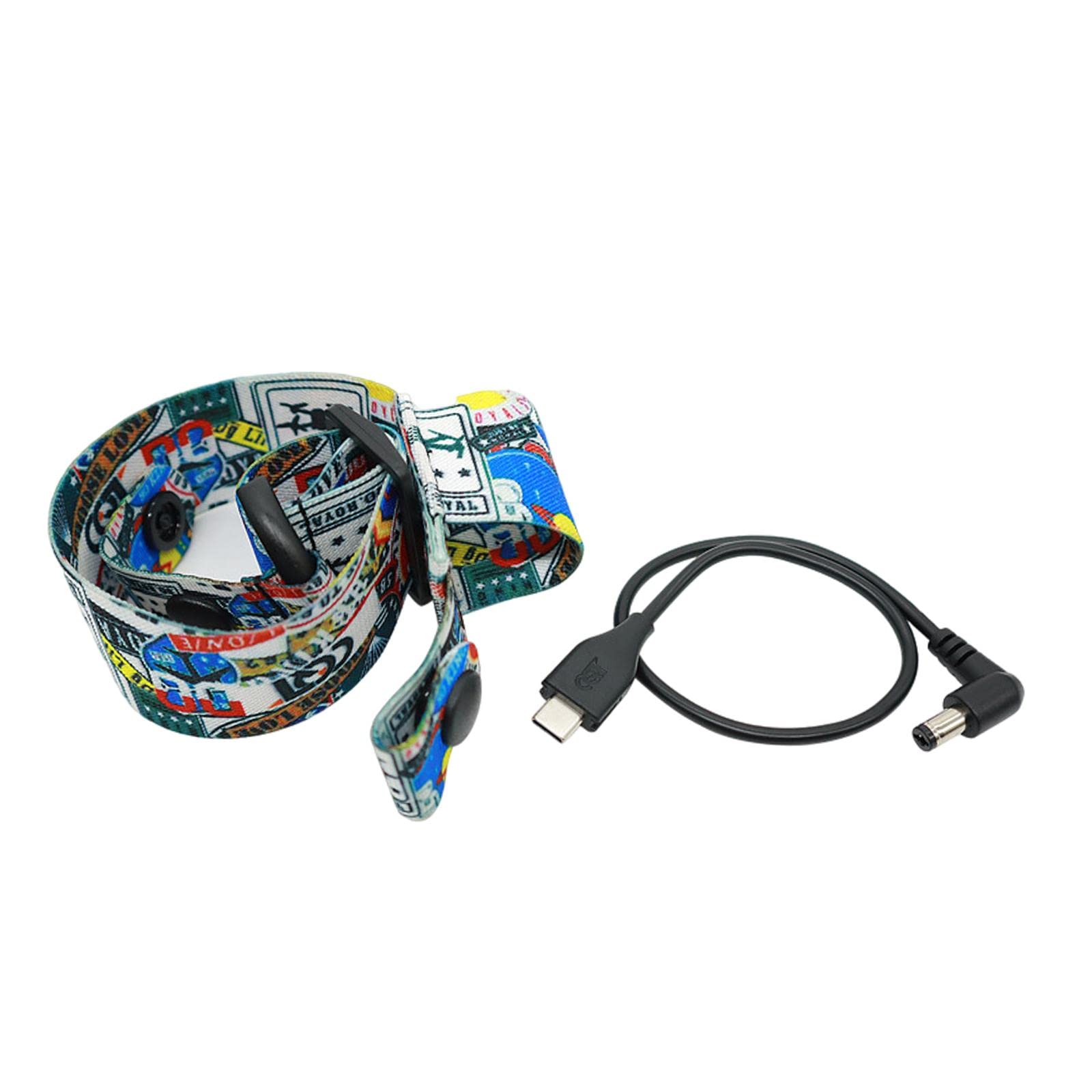calandis™ head strap for dji fpv glasses v2 headband personalized protection pad 2 in 1 set | pc & console vr headsets
