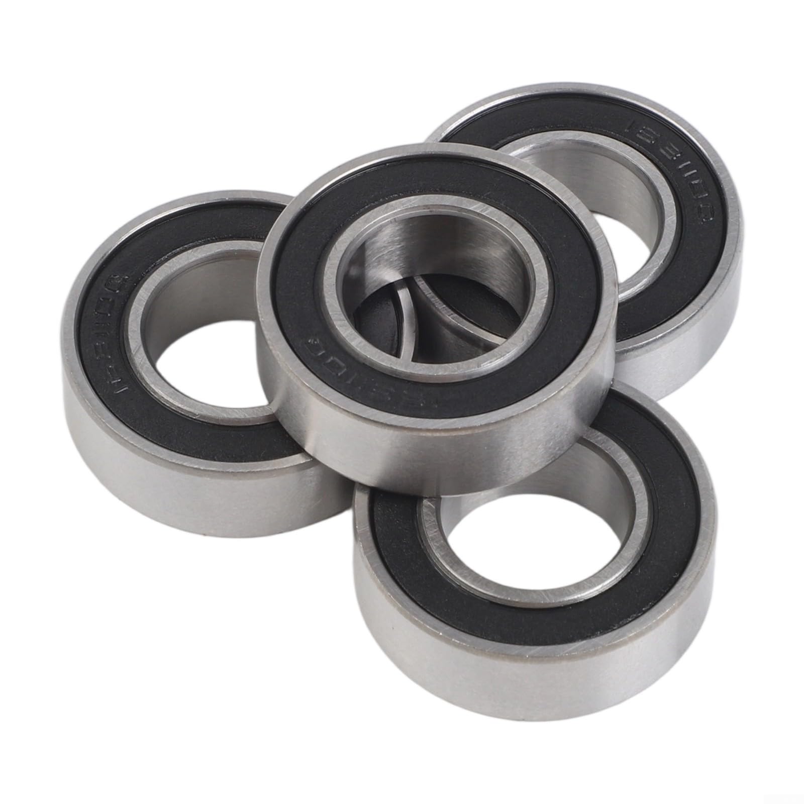 Lot de 4 roulements de vélo 1631102RS 16 x 31 x 10 mm avec ABEC 1 et construction en acier