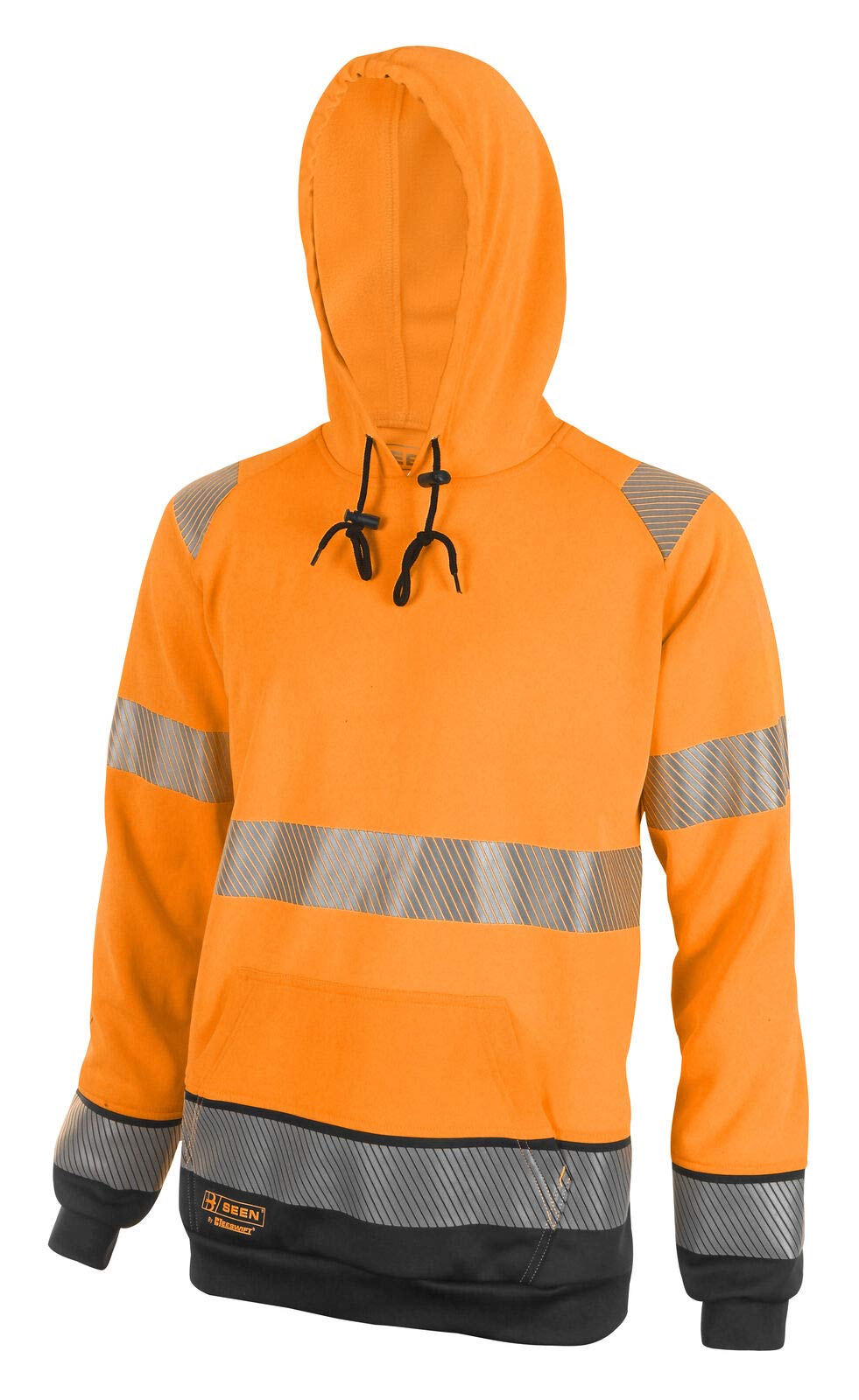 Beeswift High Visibility  Two Tone Hoody Orange  Black S HVTT025ORBLS