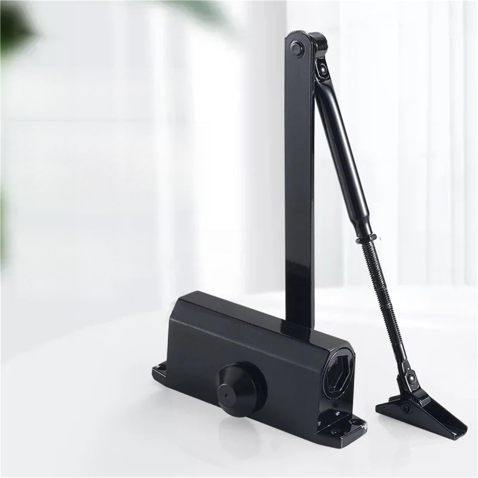 Hiduhedn S-Positioning Style Hydraulic Buffer Door Closer 25Kg To 80Kg Adjustable Speed Door Closing Equipment Mute Soft Closing Door Hardware(S-Positioning Style)