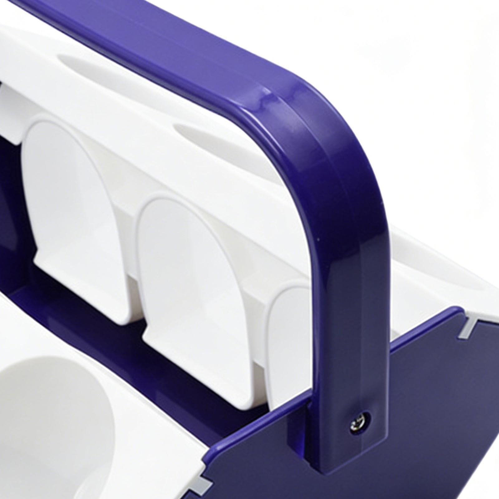 Porte-gobelet portable avec poignée - Sac de transport à bière avec compartiment isotherme - Boîte de rangement pour 6 boissons - Pour , camping, pêche, pique-nique, jardin, barbecue, extérieur