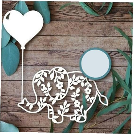 Metal Elephant Shaped Cutting for Scrapbooking Die Cut Stitch Craft Stencil Troqueles Die for Stencil