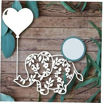 Metal Elephant Shaped Cutting for Scrapbooking Die Cut Stitch Craft Stencil Troqueles Die for Stencil