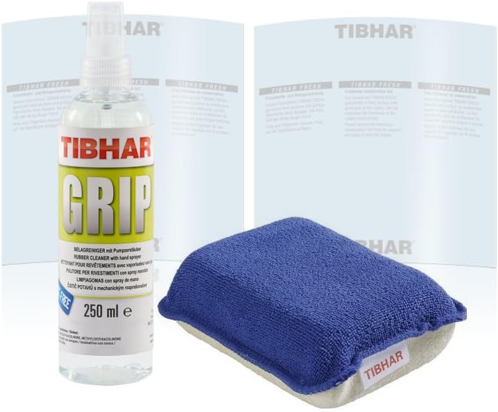 BRIBAR Grip Table Tennis Bat Cleaning Set 250ml Grip Cleaner + Micro