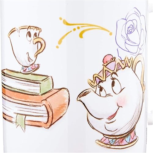 Miniatura 4 de Pyramid International AFMG24629 - Taza oficial de cerámica para café y té en caja, diseño de La Bella y la Bestia (Chip Enchanted) (4.3 x 4.3 x 0.5