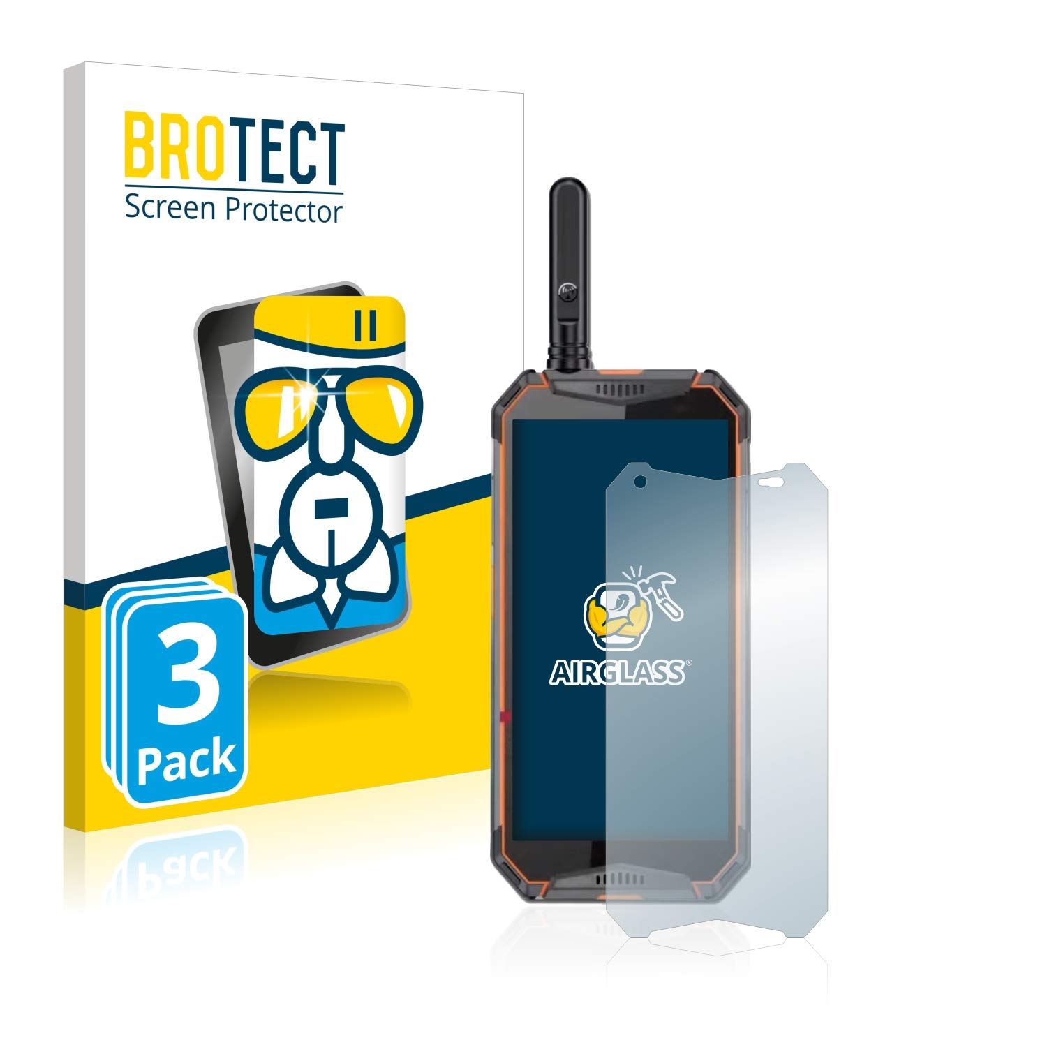 brotect Pellicola Protettiva Vetro per Blackview N6000 Protezione Schermo (3 Pezzi) [Durezza Estrema 9H, Chiaro
