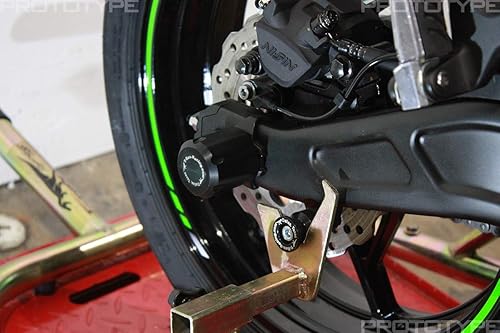 Miniatura 3 de T-Rex Racing Deslizadores de eje trasero para Kawasaki 2017-2020 Ninja 650 / ABS/KRT / Z650 / Z900
