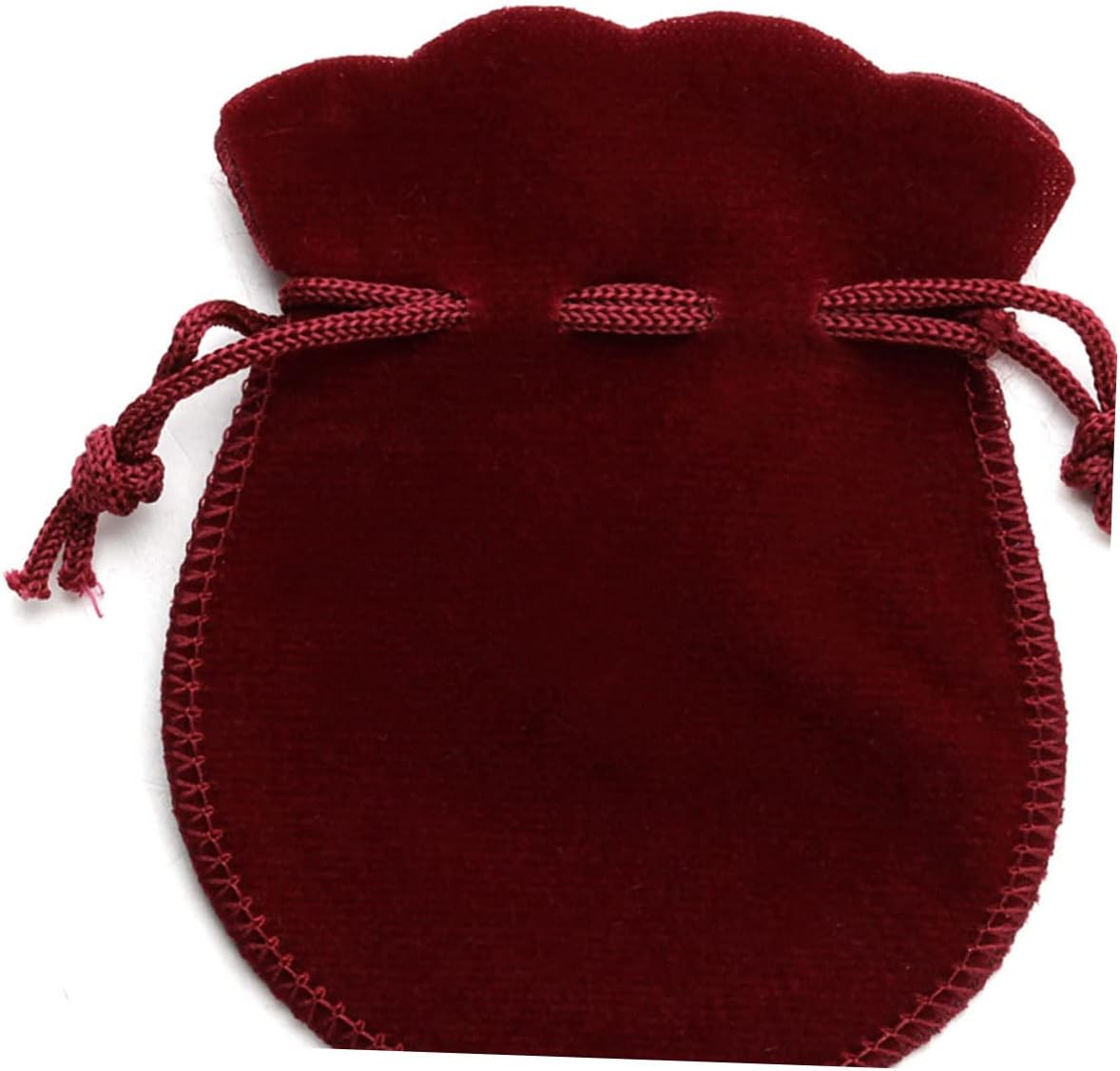 10 Pcs Flannel Gourd Shape Drawstring Jewelry Bags for Party Wedding image 2