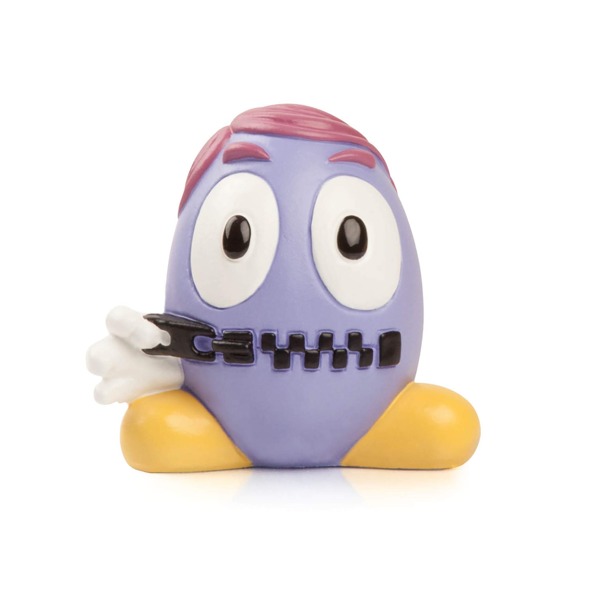 Studio Egan ov15 ovoticon Figurine, Model Ssst, Ceramic, Purple, 7 x 7 x 9 cm