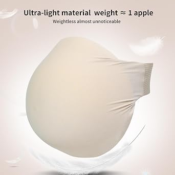 Lervanla Fake Sponge Pregancy Belly, Artificial Baby Bump Film TV Cosplay Costume, Spoof Pregant Belly Prop for Halloween