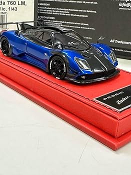 Amazon.co.jp: 1/43 PEAKO Pagani Zonda 760 LM Blue Metallic