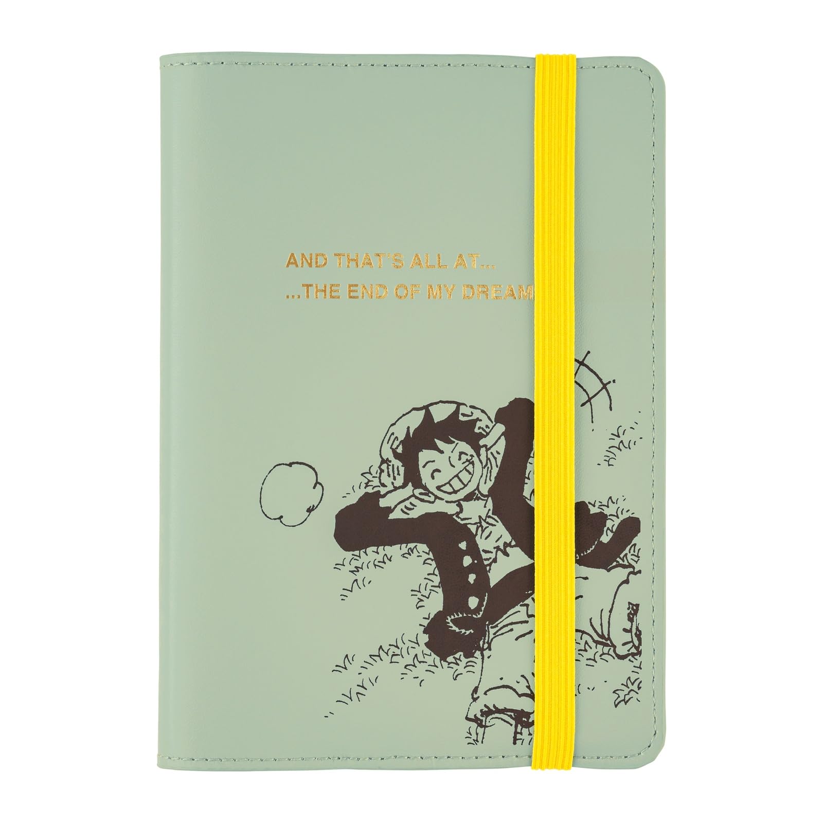Hobonichi Techo Original A6 Notebook Cover One Piece Luffy Mint Green