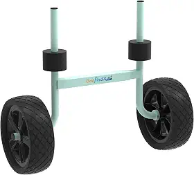 GanFindX Carrinho de caiaque resistente | Carrinho de caiaque multiestilo para caiaques, canoas e SUP | Rodas duráveis para facilitar o transporte