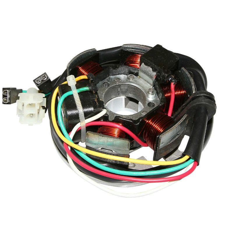 cyclingcolors stator allumage moteur moto scooter mobylette compatible avec am6 minarelli derbi senda 80w sans platine