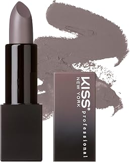 Kiss New York Professional Rich Pigmented Lipstick, Smooth&Creamy Satin Finish, Long Lasting, Infused with Shea Butter and Vitamin E (Haze)