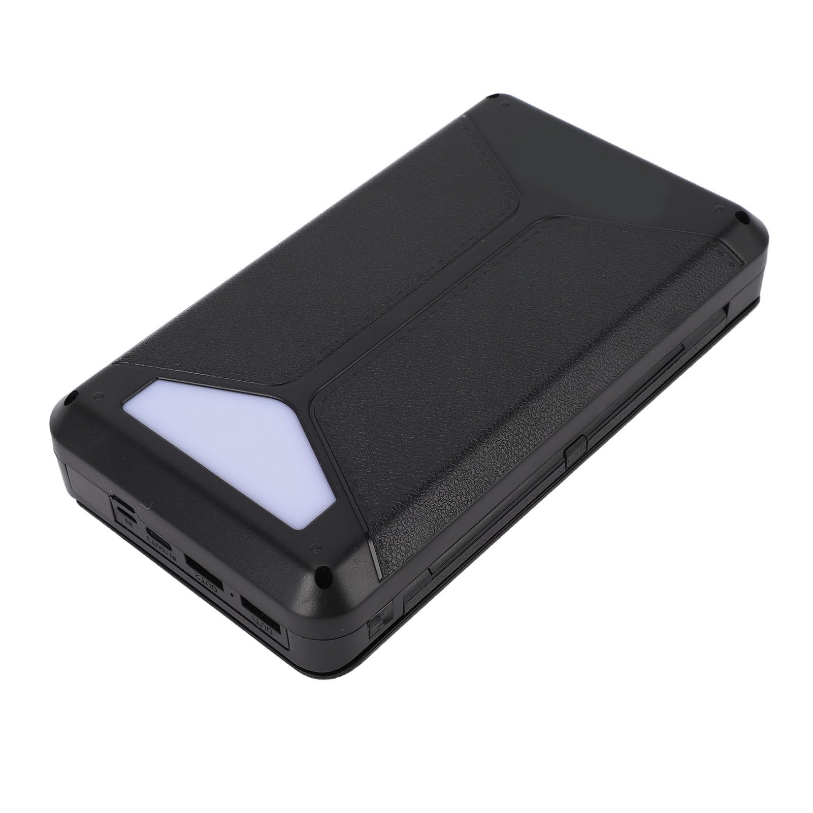 ViaGasaFamido Solar Power Bank 10000mAh con Illuminazione di Emergenza per gli Appassionati di attività All'aperto e Situazioni di Emergenza