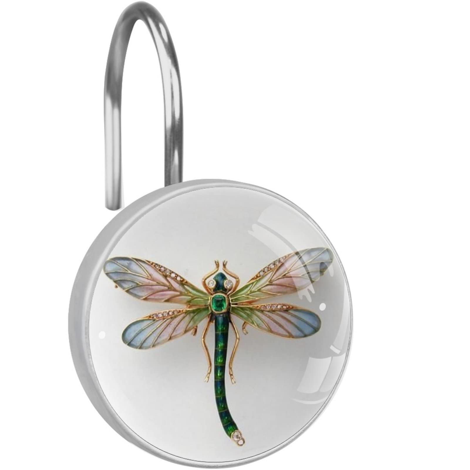 dragonfly shower curtain rings