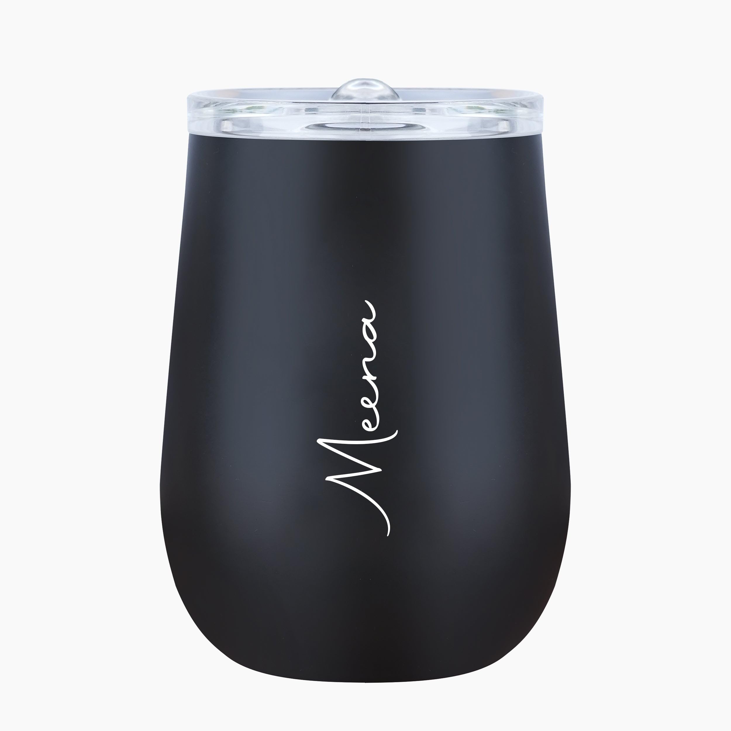 The Wallet Store Personalized Brew Bliss Vacuum Insulated Coffee Mug with Name | Thermal Cup with Splash Proof Easy Lid | 250ML | 18/8 Stainless Steel | Hot & Cold Feature (Black-P) (B0D47LJCKT) Amazon Price History, Amazon Price Tracker