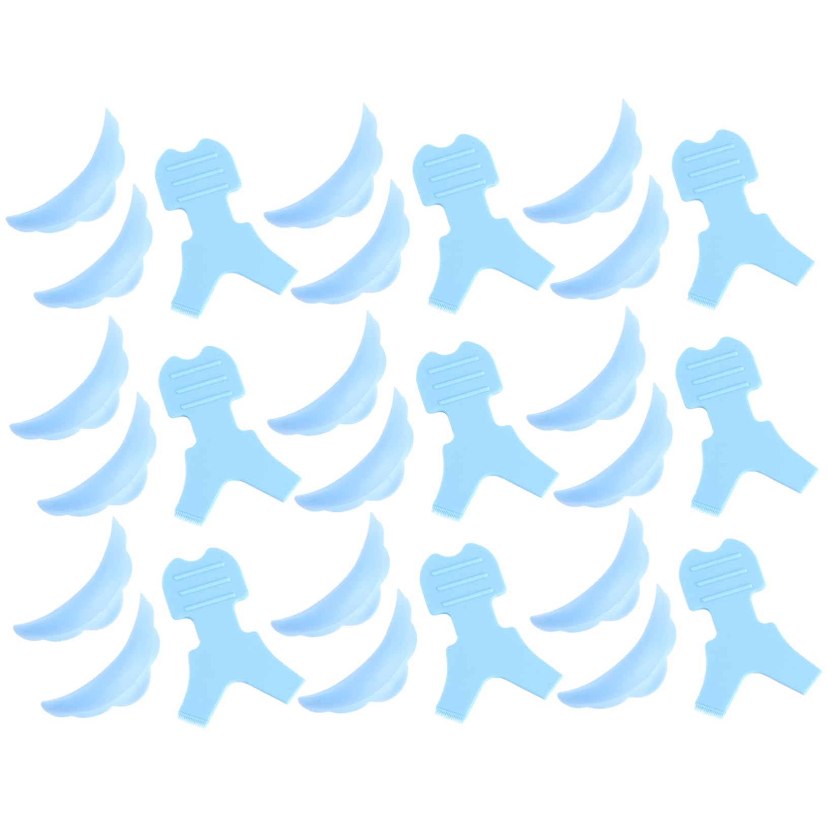 IWOWHERO 10 Pairs Lash Perm Curler Pad Silicone Eyelash Gasket for Lash Skin-Friendly