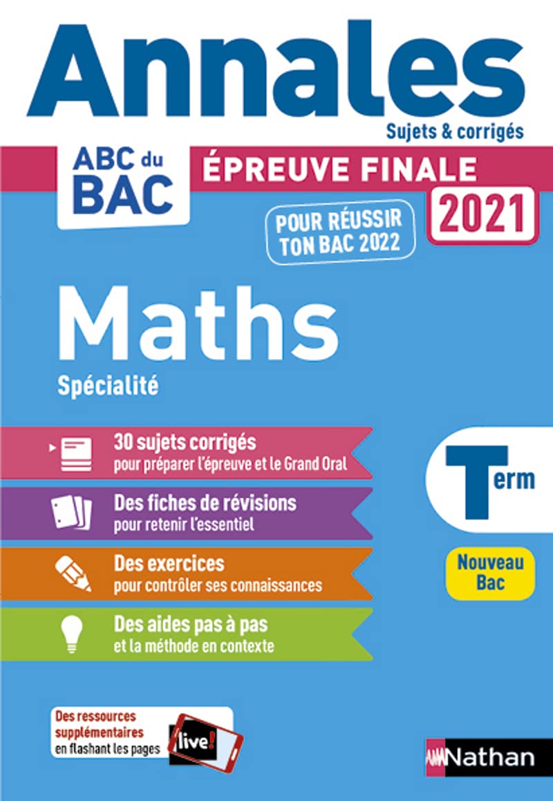 Sujet Maths Bac 2021 Terminale Corrigé