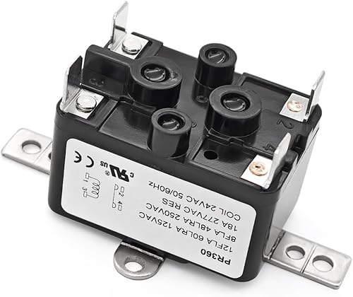 Relé de ventilador de 24 V, relé de ventilador de CA 90-380, interruptor de CA SPST, compatible con HVAC Coleman, soplador, humidificador, soplador