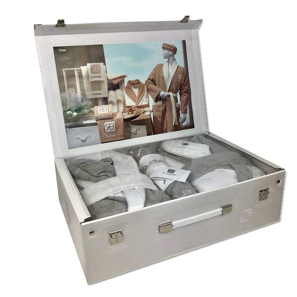 Renato Balestra Completo Bagno Asciugamani Accappatoi Set Uomo Donna Corredo