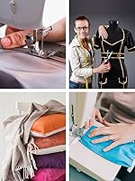 Vista 6 de Cinta bies de doble pliegue para costura, encuadernación, dobladillo, ribetes, parches; por Mandala Crafts.