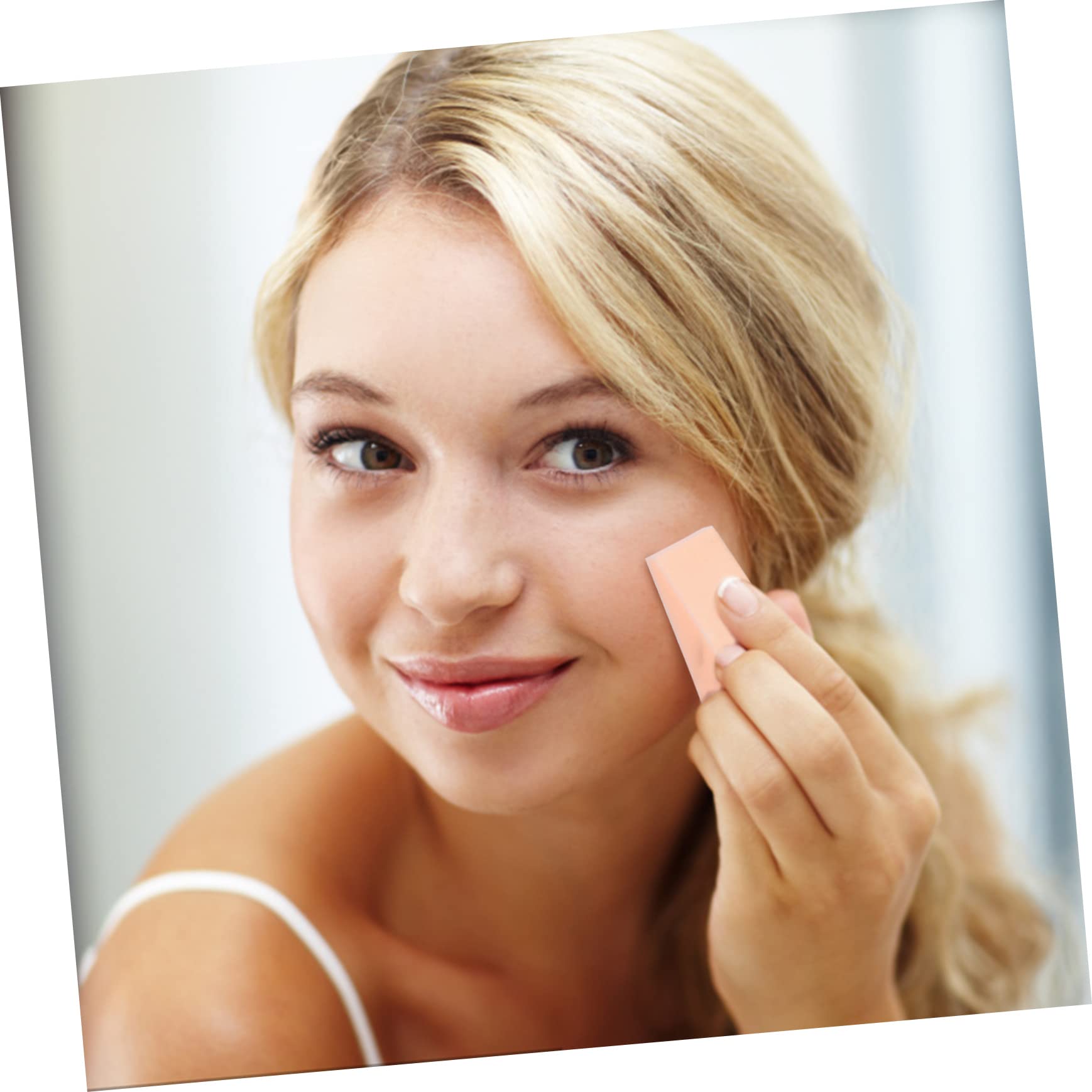 POPETPOP 288piezas Esponjas De Maquillaje Forma De Herramientas De Aplicación De Base Líquida y Polvo Para Maquillaje Detallado y Acabado Conjunto De Esponjas Color Piel
