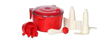 N M Z Fiber Dough Atta Maker Must for Every Kitchen (30 x 10 x 8 cm, Multicolour)