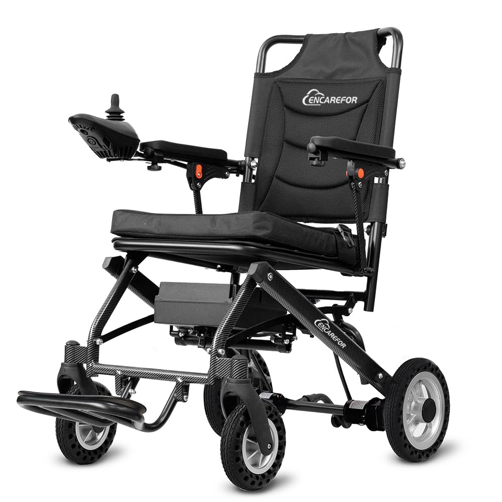 Solo 13 Kg. Ligero Silla De Ruedas Eléctrica Para Adultos, Plegable, Ligera Y Motorizada, 400 W Con Motor Dual