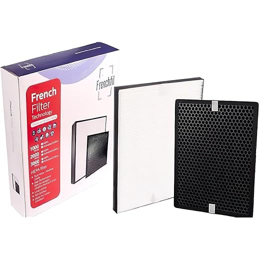 Frenchfil Filter Set FY1410 HEPA FY1413 Carbon for Phi