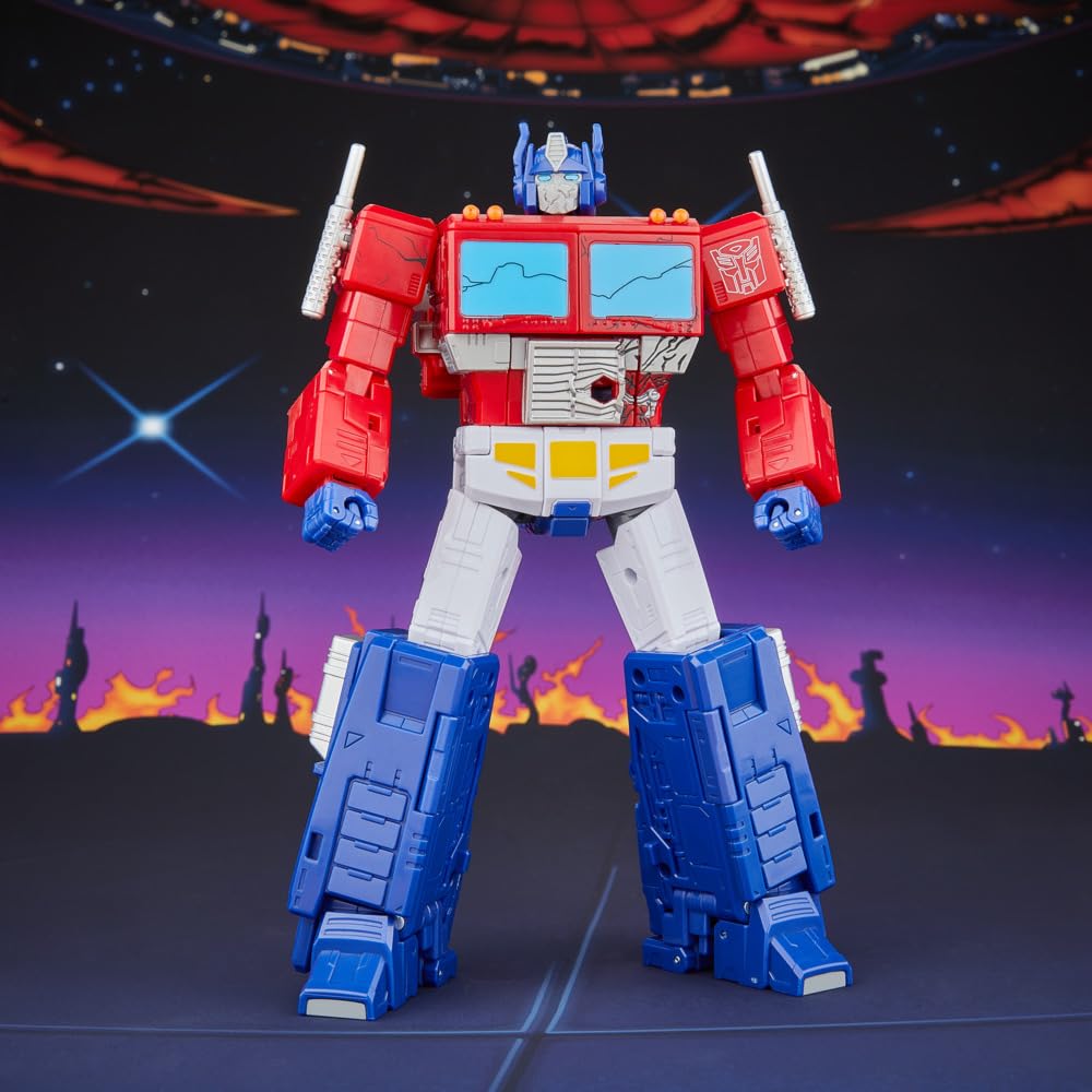 Transformers Figurine d'action Studio Series MTMTE Le leader du film Optimus Prime