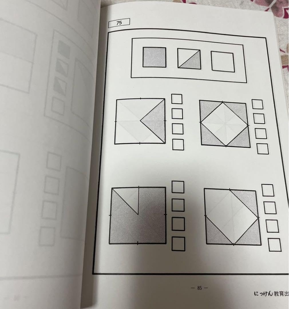 小学校受験　にっけん進学シリーズ　幼児知能開発問題集　7巻セット　知育　点図形 小学校受験 にっけん進学シリーズ 幼児知能開発問題集 7巻セット